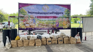 ข่าวกิจกรรม  โครงการพัฒนาคุณภาพชีวิตผู้สูงอายุ &ldquo;กิจกรรมฝึกอาชีพการเพาะเห็ดฟางในตะกร้า&rdquo;